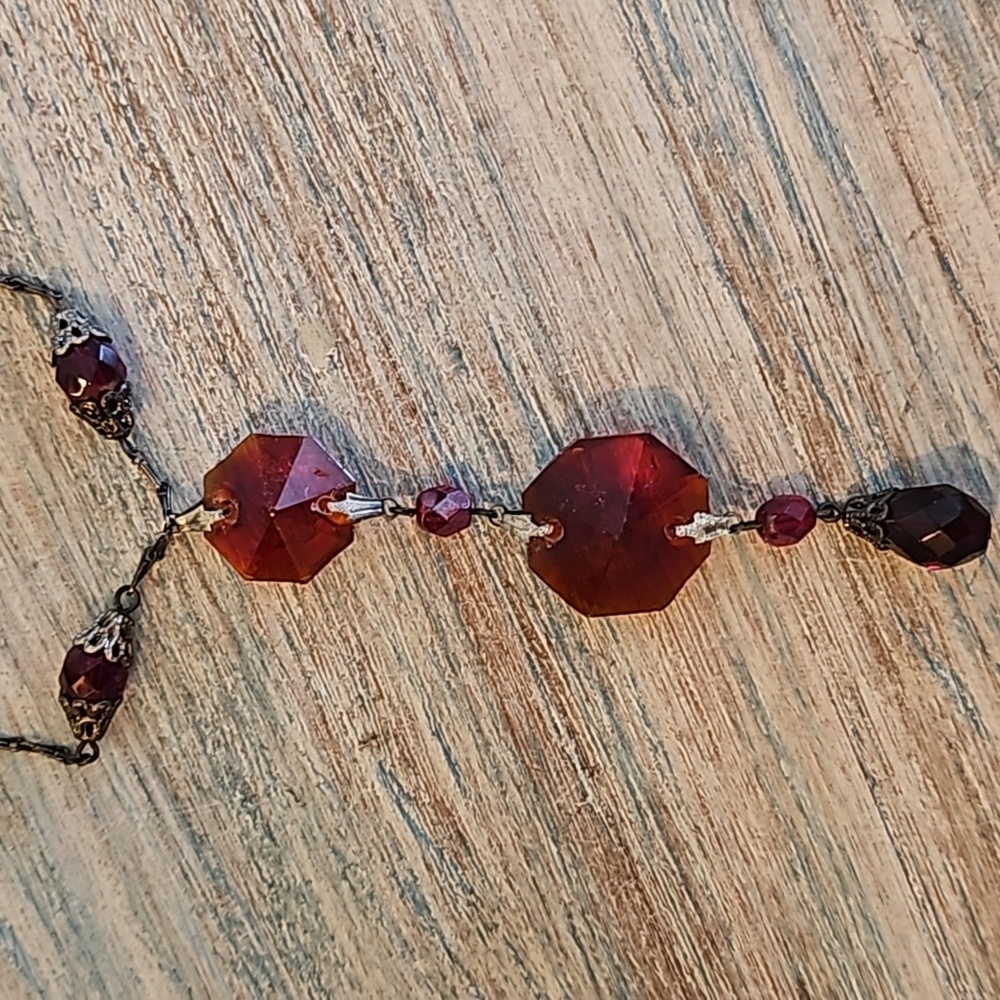 Robert Rose Y vintage necklace